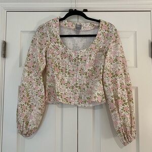 Floral Corset Blouse